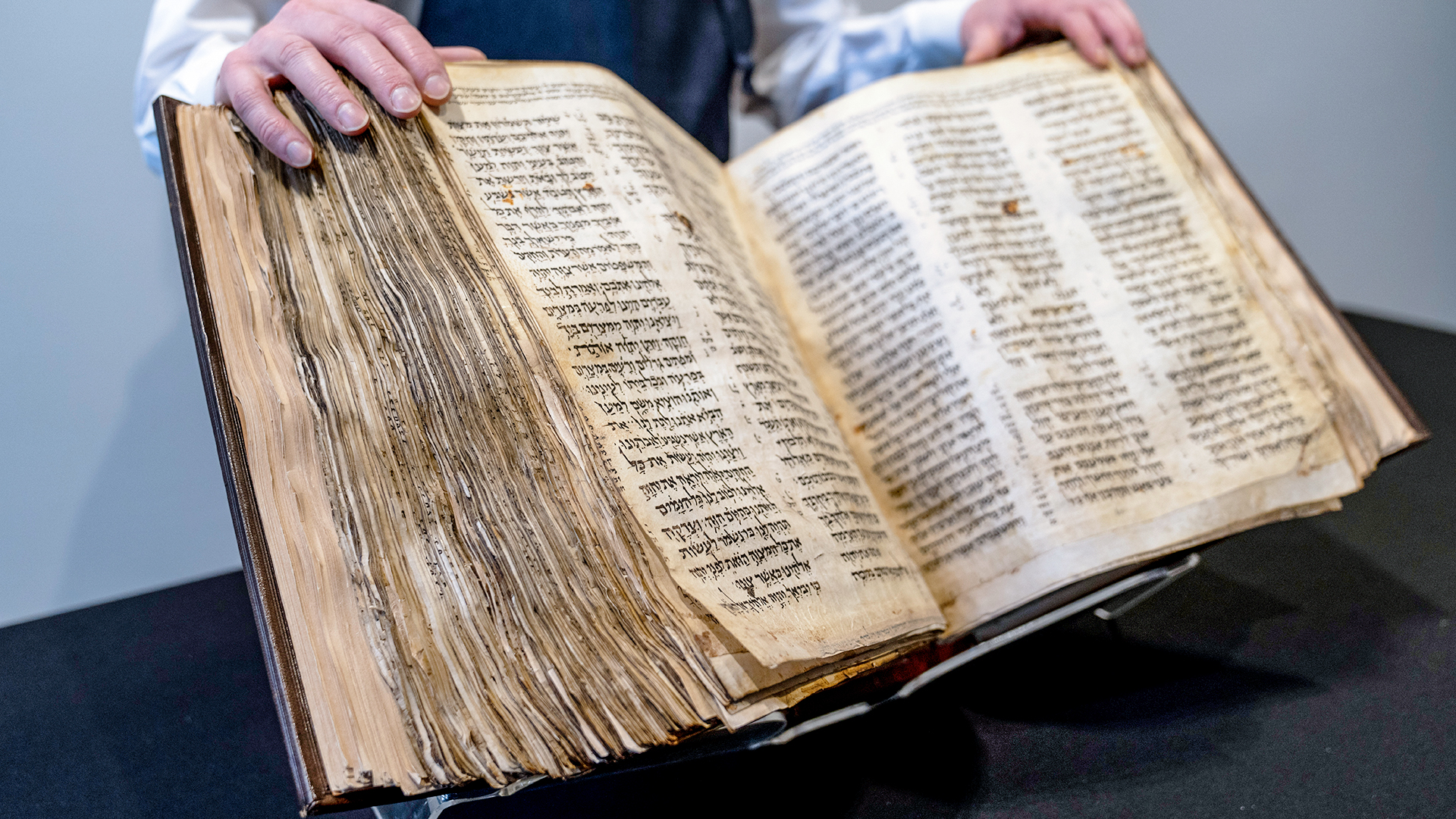 Earliest Hebrew Bible Sells For 38M At Sotheby s Now Headed Home To 