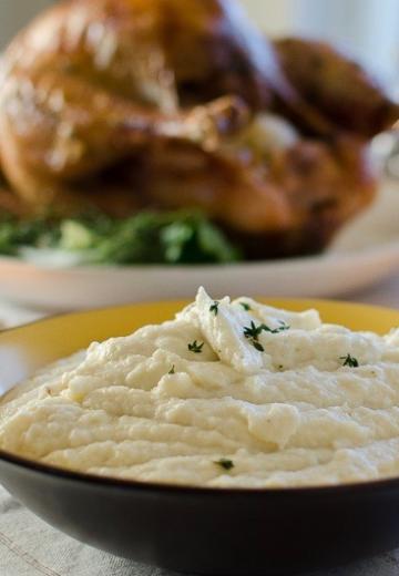 Mashed Fotatoes and turkey