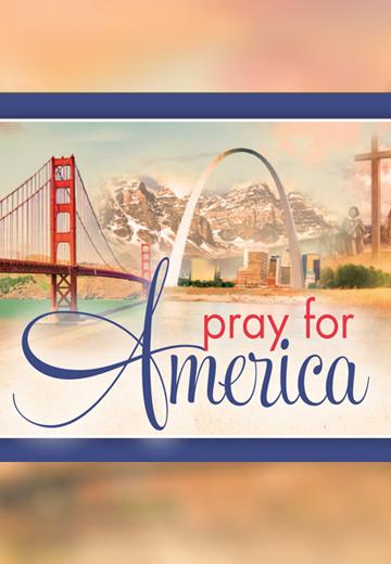 Pray for America prayer card