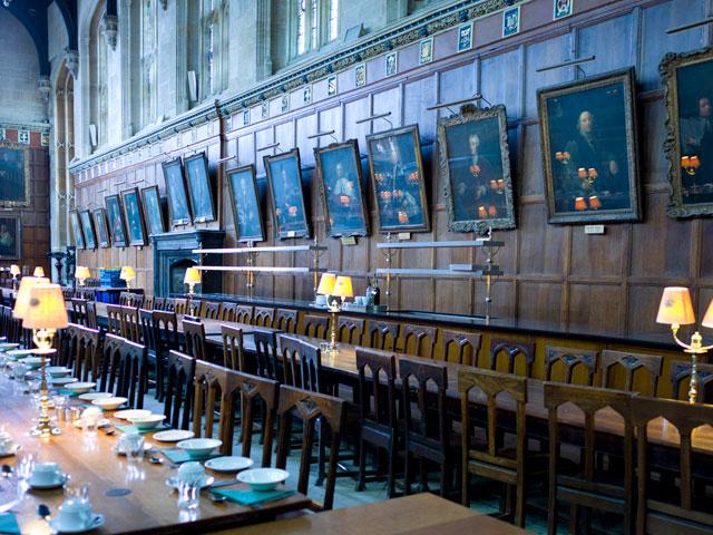 Christ Church at Oxford, used in the Harry Potter movies