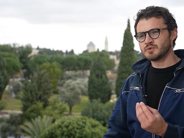 Regent University student Christian Cox participated in a wartime exchange program at Jerusalem&#039;s Hebrew University. Photo Credit: CBN News.