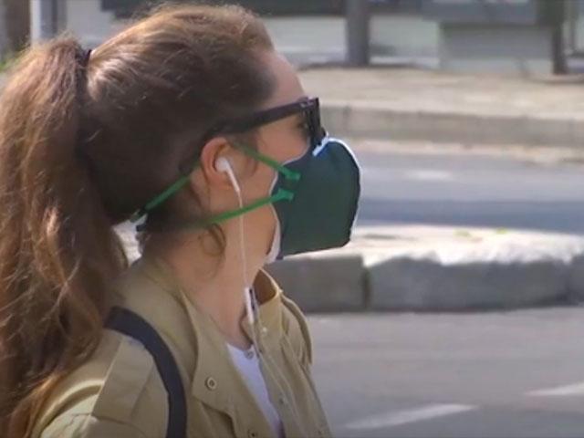 Girl Wearing Mask for Coronavirus
