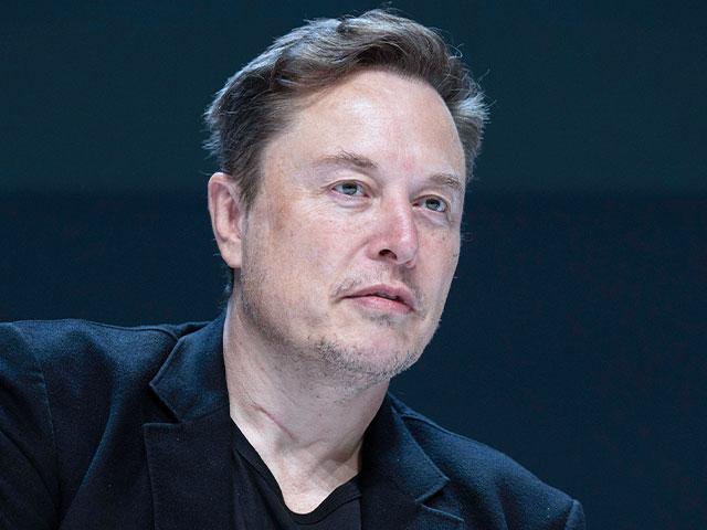Elon Musk (Chief Technology Officer at X) at a conference in Cannes, France, June 19, 2024 (Credit:SYSPEO/SIPA/2406191826 - Sipa via AP Images)