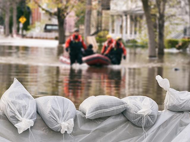 rescue effort during flood