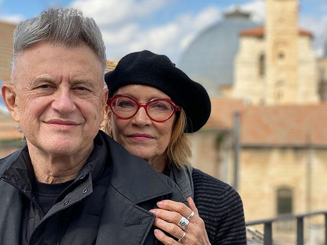 Georgian and Winnie Banov in Jerusalem. Photo Credit: @GeorgianBanov, X.