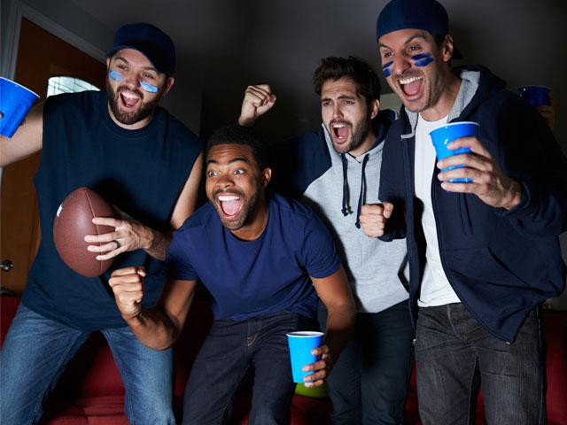 Guys watching the Super Bowl