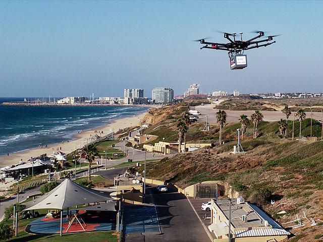 Israel is testing delivery by drones. Photo: Highlander