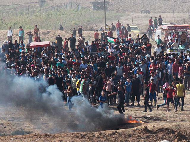 Riots at Israel&#039;s border with the Gaza Strip, Photo, IDF