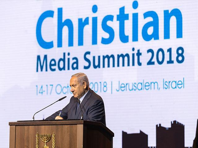 Christian Media Summit, Israeli Prime Minister Benjamin Netanyahu. Photo: GPO