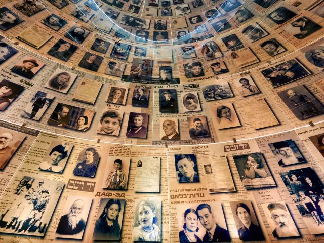 Hall of Names in the Yad Vashem Holocaust History Museum