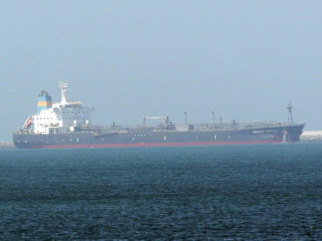 An oil tanker associated with an Israeli billionaire has been struck by a bomb-carrying drone off the coast of Oman amid heightened tensions with Iran. (AP Photo/Nabeel Hashmi)