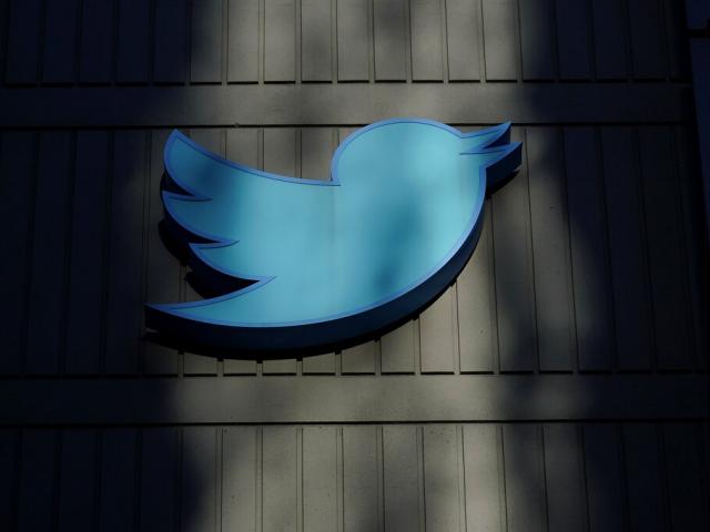 A sign at Twitter headquarters is shown in San Francisco, Friday, Nov. 18, 2022. (AP Photo/Jeff Chiu)