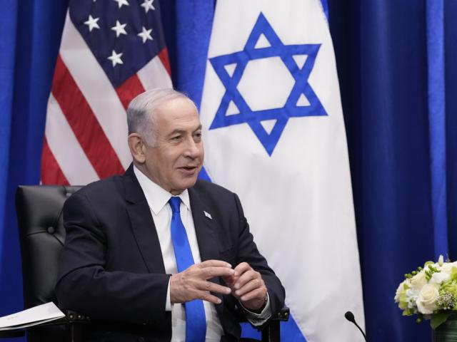 Israeli Prime Minister Benjamin Netanyahu meets with President Joe Biden in New York, Wednesday, Sept. 20, 2023. (AP Photo/Susan Walsh)
