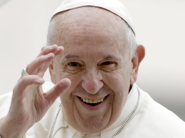  Pope Francis leaves at the end of his weekly general audience in St. Peter&#039;s Square, at the Vatican, Wednesday May 15, 2019. (AP Photo/Andrew Medichini, File)