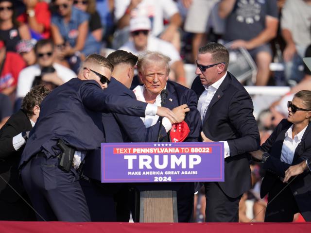 Former President Donald Trump Shot at Rally