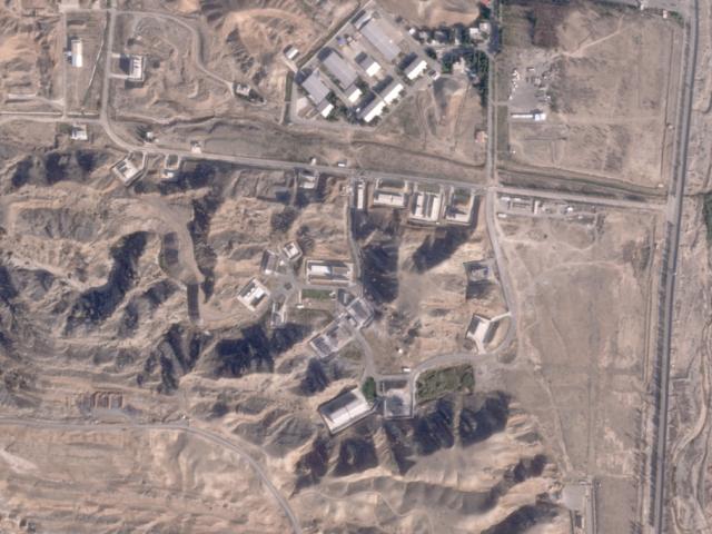 This satellite photo from Planet Labs PBC shows damaged buildings at Iran&#039;s Parchin military base outside of Tehran, Iran, Sunday, Oct. 27, 2024. (Planet Labs PBC via AP)