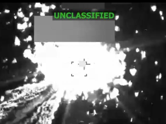 The Department of War carried out a lethal strike on a vessel operated by a Designated Terrorist Organization. (Screen capture) The Department of War carried out a lethal strike on a vessel operated by a Designated Terrorist Organization. (Screen capture)