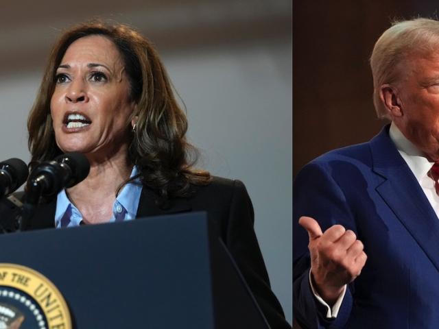 Kamala Harris and Donald Trump