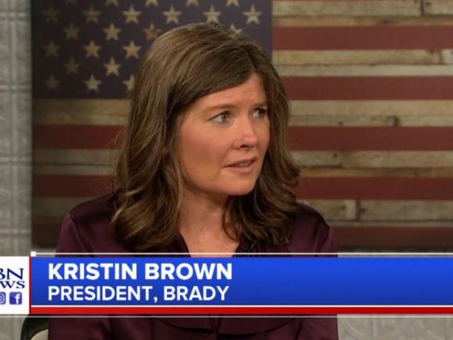 Kristin Brown is the president of the Brady Campaign and Center to Prevent Gun Violence. (Image credit: CBN News)