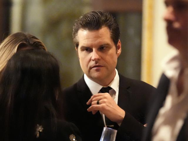 Matt Gaetz, Nov. 14, 2024, in Palm Beach, FL (AP Photo/Alex Brandon)