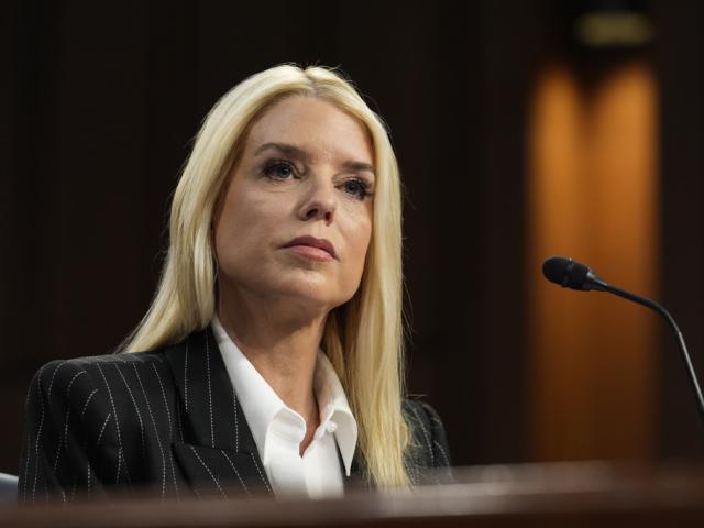 Pam Bondi, President-elect Trump&#039;s choice to lead the Justice Department as attorney general, appears before the Senate Judiciary Committee for her confirmation hearing, Jan. 15, 2025. (AP Photo/J. Scott Applewhite)