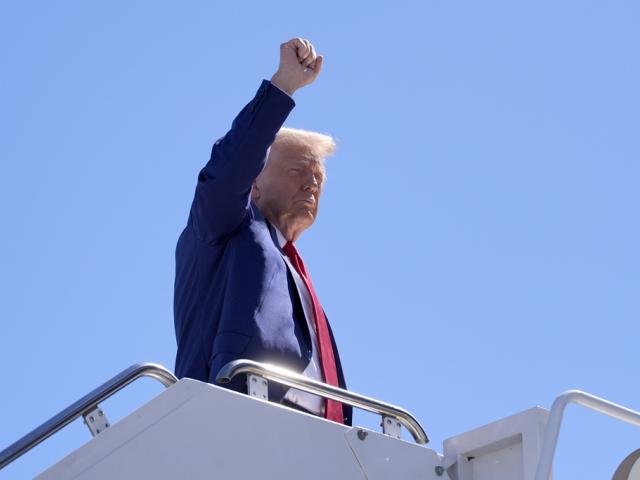 Republican presidential nominee former President Donald Trump, Sept.14, 2024, in Las Vegas. (AP Photo/Alex Brandon)