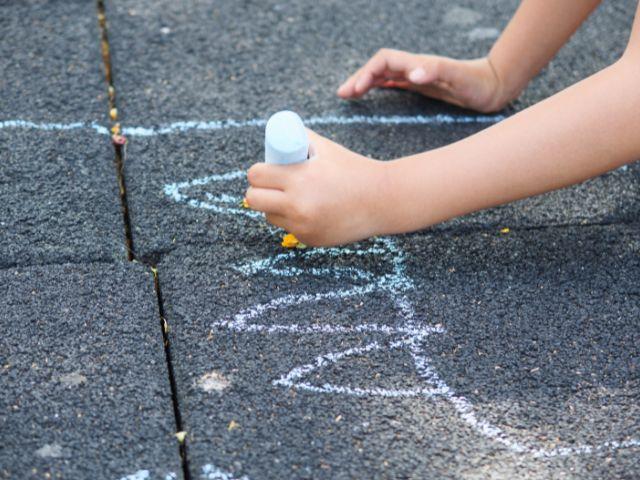 chalk drawing