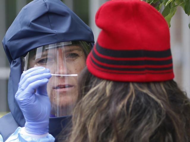 Coronavirus swab | AP