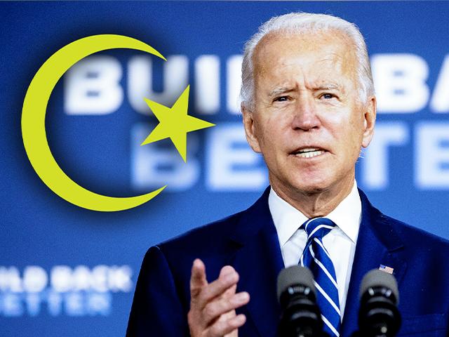 Biden seeks Muslim vote.