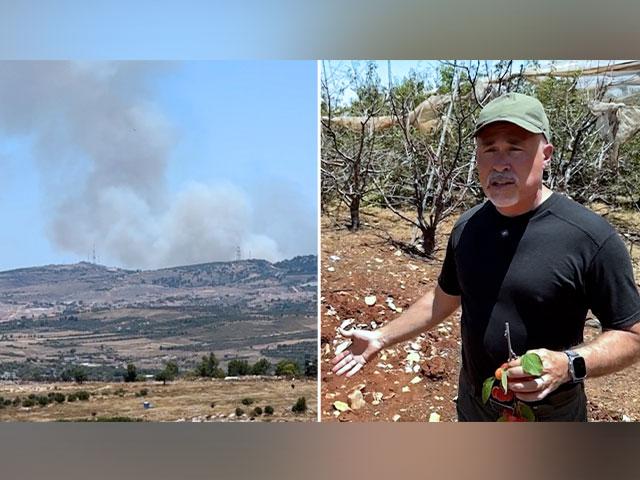 Chuck Holton on the Israel-Lebanon border