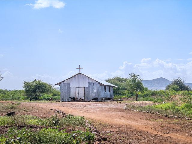 A rural church in Africa (Adobe stock)
