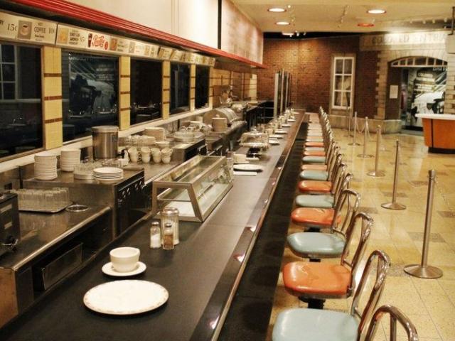 The F.W. Woolworth’s lunch counter at the International Civil Rights Center &amp; Museum in Greensboro, N.C. AP Photo. 