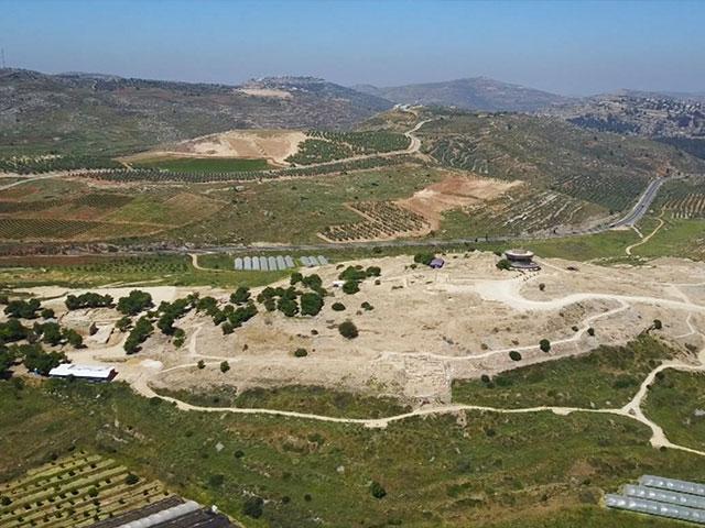 Location of Amichai, the new Samarian community replacing Amona, Photo, CBN News 