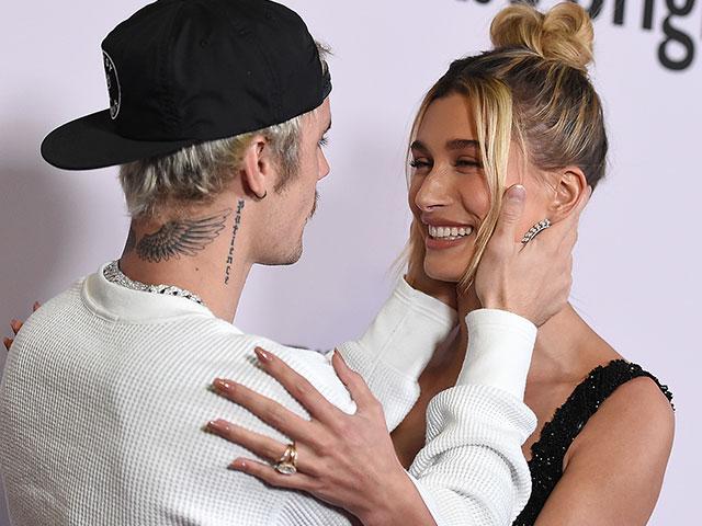 Justin Bieber and Hailey Bieber arrive at the Los Angeles premiere of &quot;Justin Bieber: Seasons&quot; on Jan. 27, 2020. (Photo by Jordan Strauss/Invision/AP)