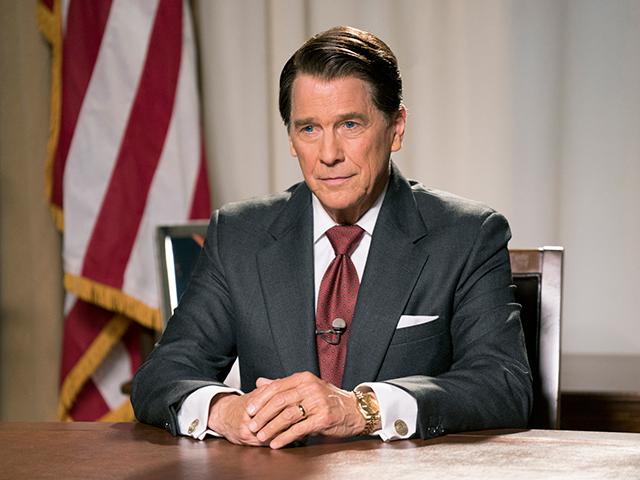 Tim Matheson (as Ronald Reagan) in Killing Reagan..(Photo Credit: National Geographic Channels/ Hopper Stone, SMPSP).