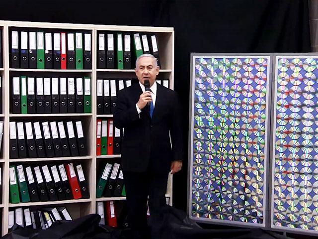 Israeli Prime Minister Benjamin Netanyahu&#039;s Presentation on Iran, CBN News, Photo, GPO