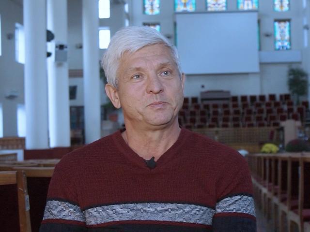 Pastor Alexander, who escaped Russian captivity