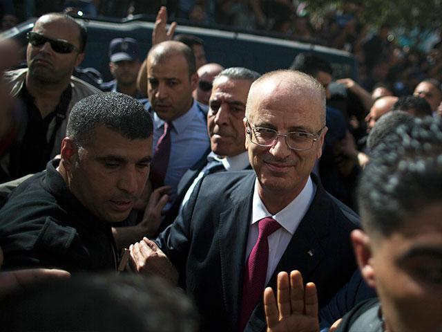 Palestinian Authority Prime Minister Rami Hamdallah in Gaza, Photo, AP archive