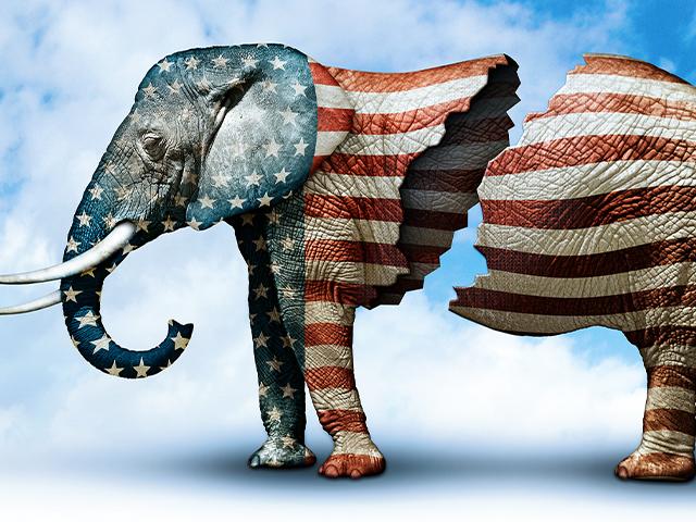 Republicans divided (Adobe stock image)