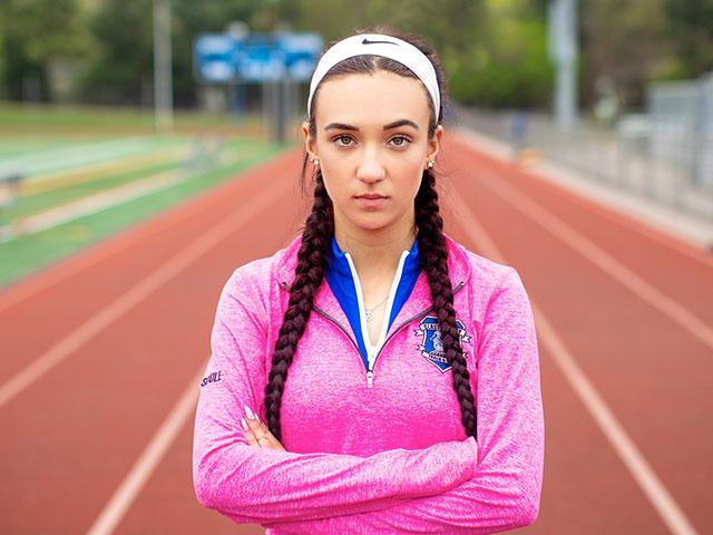 Photo of High school athlete Selina Soule, who competes within the Connecticut Interscholastic Athletic Conference. (Image credit: Alliance Defending Freedom)