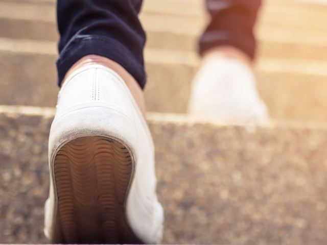 walking stairs