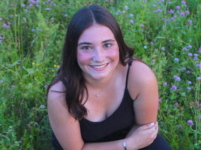 Cassidy Carlisle, a high school senior and varsity athlete