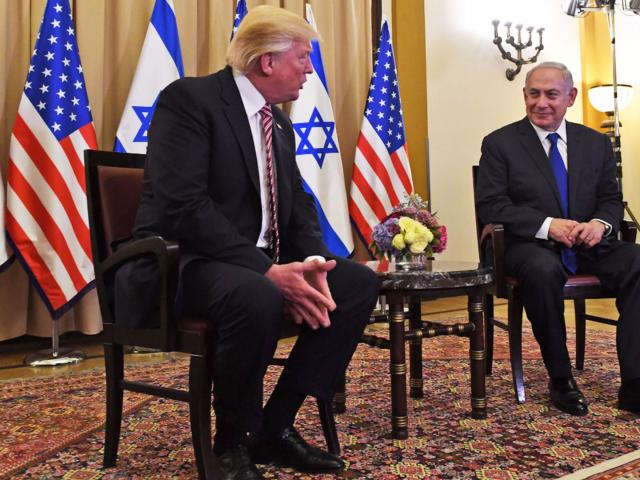 President Donald Trump with Israeli Prime Minister Benjamin Netanyahu, Photo, GPO archive