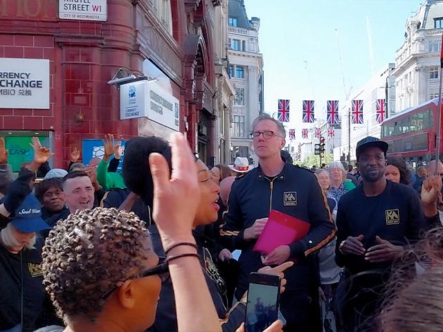 A group called the King&#039;s Army marched near Buckingham Palace recently proclaiming Jesus is Lord over England