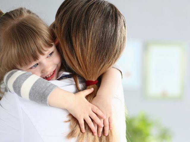 Child with mother