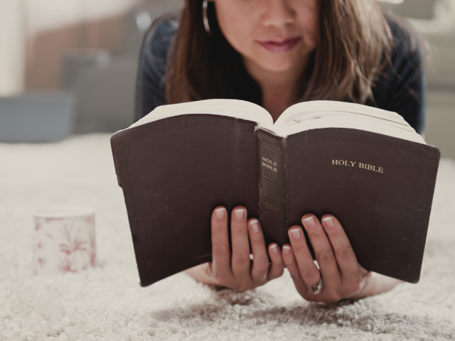 Woman Reading Bible
