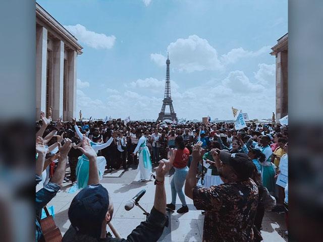 Photo Courtesy: March for Jesus France via Instagram