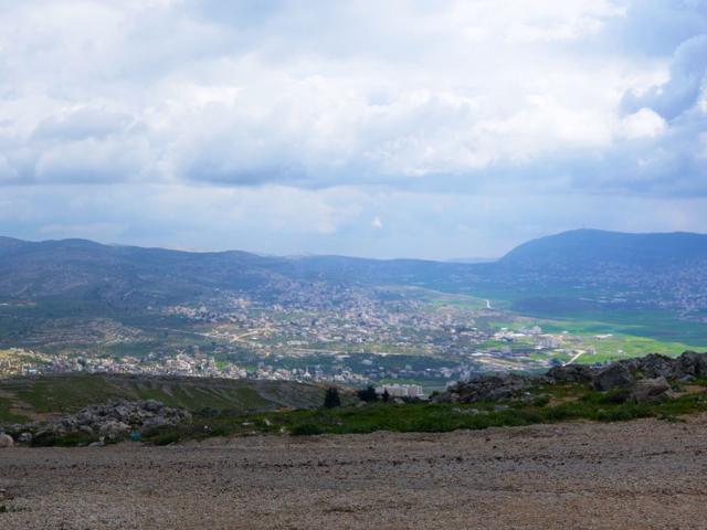 From the top of biblical Mount Ebal in Samaria, Israel monitors security threats to the east. Photo Credit: CBN News.