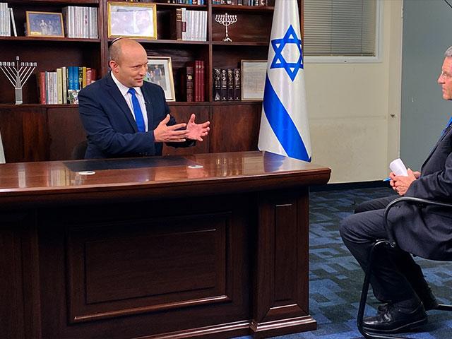 Interview with Naftali Bennett, Photo Credit: CBN News