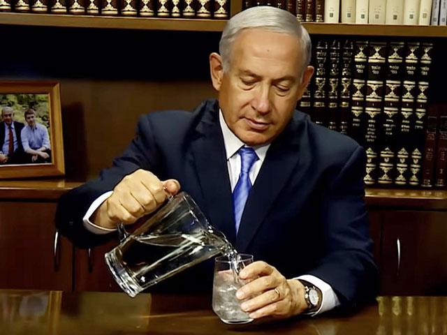 Netanyahu offer to help the Iranian people with water crisis. Photo: PM YouTube